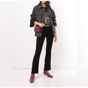 Mother Denim The Weekender Flare Jeans in Not Guilty Black 26